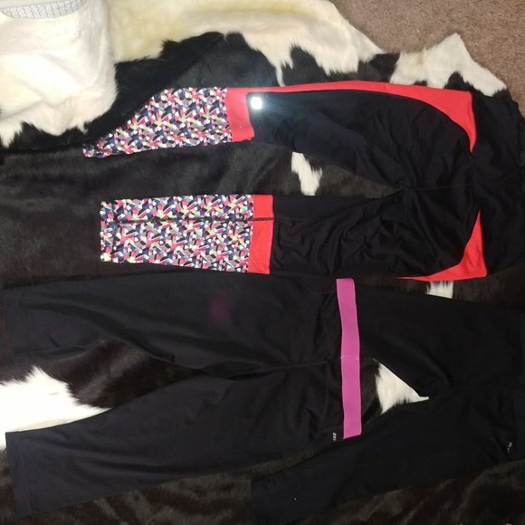 NIKE PRO x VSX ☆ capri & full length leggings workout athletic large bundle lot - Picture 1 of 8